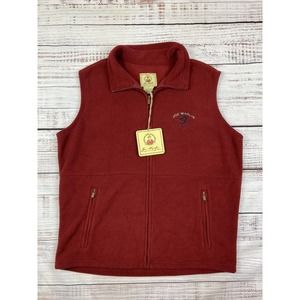 NWT JOE MARLIN Original‎ Outfitters Men's Fleece Vest In Boysenberry Size XL